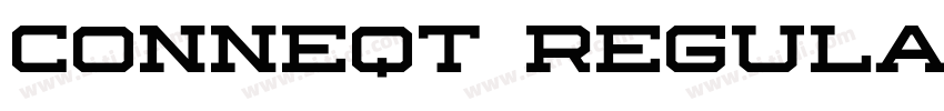 Conneqt Regular字体转换